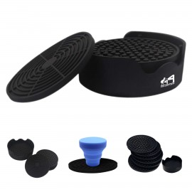 Promotional Silica Gel Coaster Set  Promotional Silica Gel Coaster Set