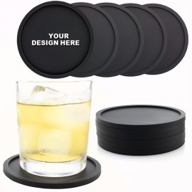 Silicone Drinks Coasters with Logo