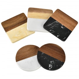 Personalized Nordic Style Marble Coaster  Personalized Nordic Style Marble Coaster