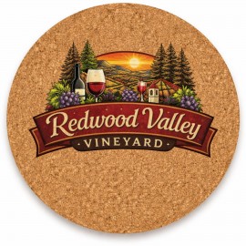 Logo Branded Custom Cork Coasters