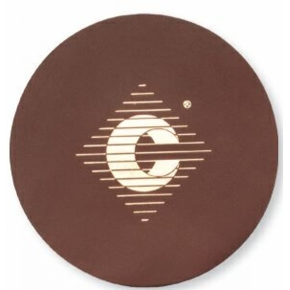 Top Grain Leather Round Coaster (Domestic) with Logo