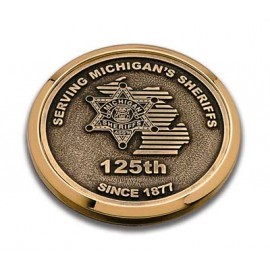 Park Avenue Coaster w/ Full Pewter Cast Insert with Logo