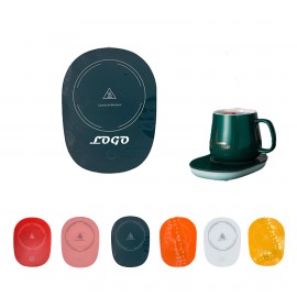 55 Degree Constant Temperature Heating Coaster with Logo