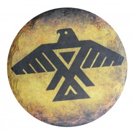 Round Layered Edge Absorbent Stone Coaster - Full Bleed with Logo  Round Layered Edge Absorbent Stone Coaster - Full Bleed with Logo