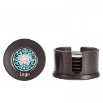 Customized Lotus Ebony Cup Coaster