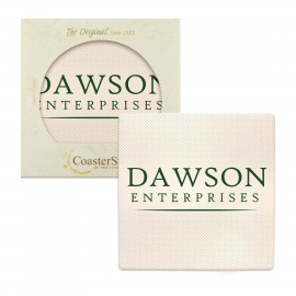 Personalized CoasterStone Square Absorbent Stone Coaster - Single (4 1/4"x4 1/4")