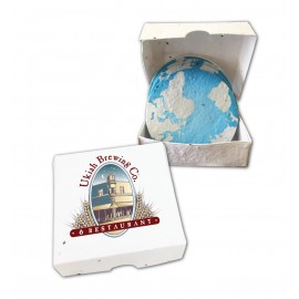 Customized Seed Paper Box w/8 Planet Earth Coasters