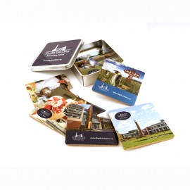 Square Coaster set with Logo  Square Coaster set with Logo