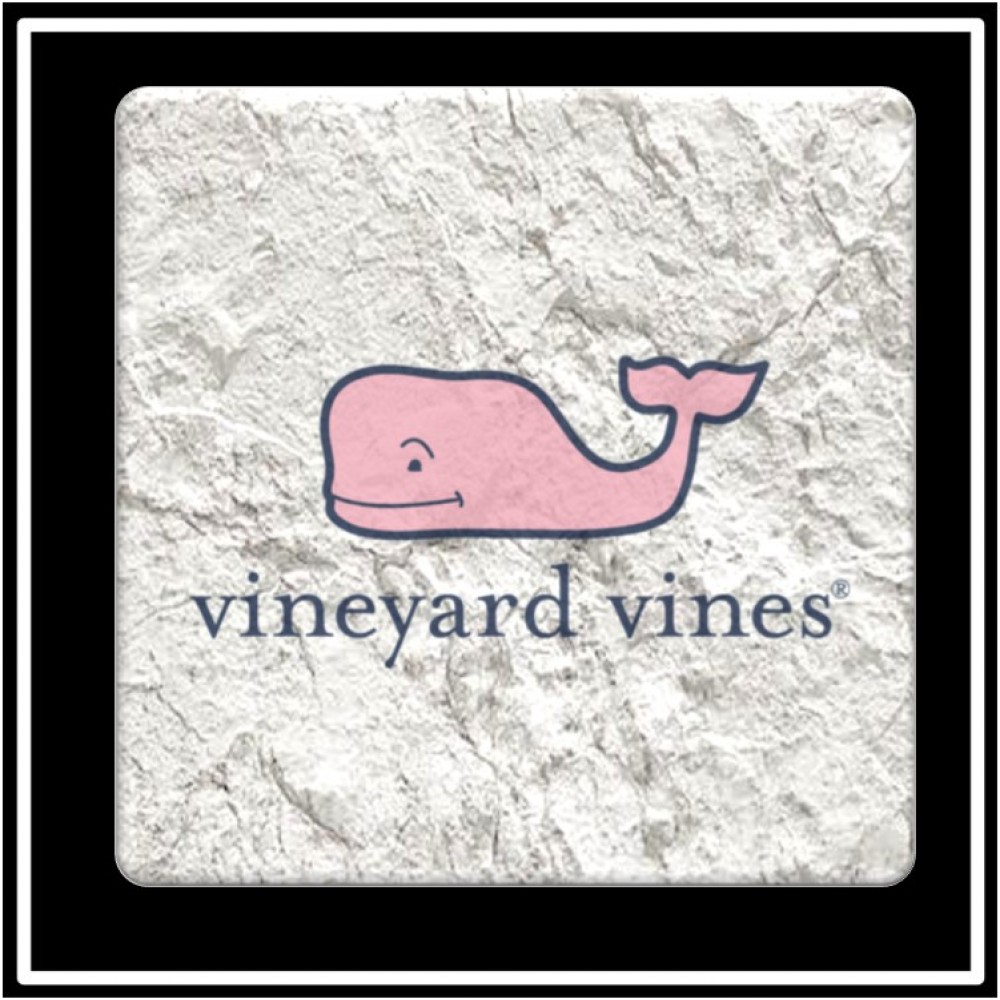 Faux White Limestone Printed Square Coaster Logo Branded Faux White Limestone Printed Square Coaster Logo Branded