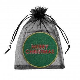 Holiday Felt Coaster with Metallic Stitched Edge SET with Logo