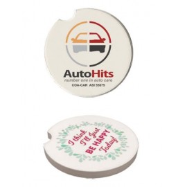 Promotional 2 Pack Absorbent Stone Car Coaster