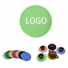 Customized Round Silicone Coaster