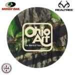 Mossy Oak or Realtree Camo 4" Round Shaped Premium Foam Coasters with Logo