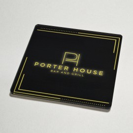 Logo Branded Square Acrylic Coaster