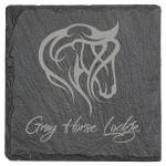 Personalized 4" Square Laserable Slate Coaster