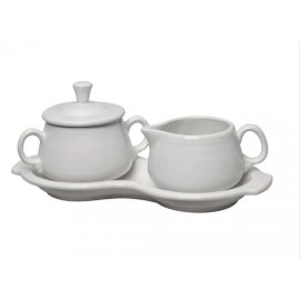 Custom Imprinted Fiesta Sugar Creamer Tray Set  Custom Imprinted Fiesta Sugar Creamer Tray Set