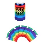 Custom Imprinted 12OZ Rainbow Cooler Beverage Can Holder