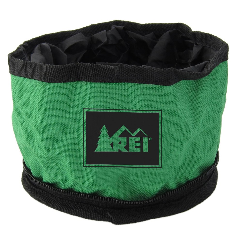 Portable Zippered Pet Food / Water Travel Bowl - (1-Color Imprint) Custom Printed