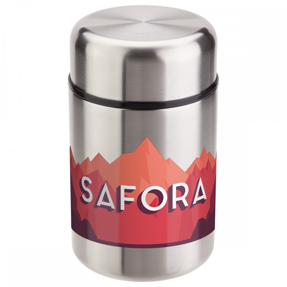 Safora 13 oz Vacuum Insulated Food Canister Custom Imprinted