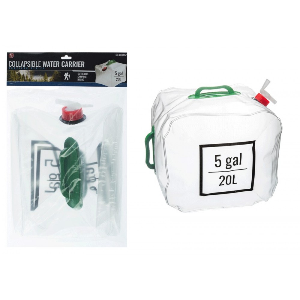 Custom Imprinted 5 Gallon (20L) Collapsible Water Carrier With Handle ( 9"x12"x13" Open Dimensions) Custom Imprinted 5 Gallon (20L) Collapsible Water Carrier With Handle ( 9"x12"x13" Open Dimensions)