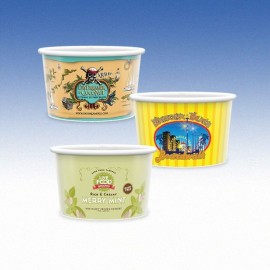 Custom Imprinted 5 oz-Microwavable Paper Containers