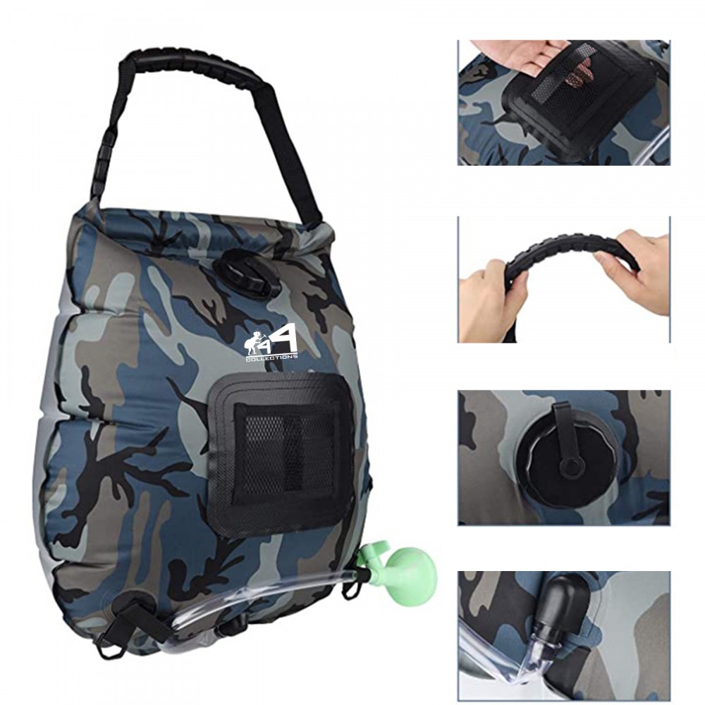 Custom Imprinted Solar Shower Bag 5Gallons/20L