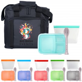 Vivid Lunch To Go Cooler Set Logo Branded