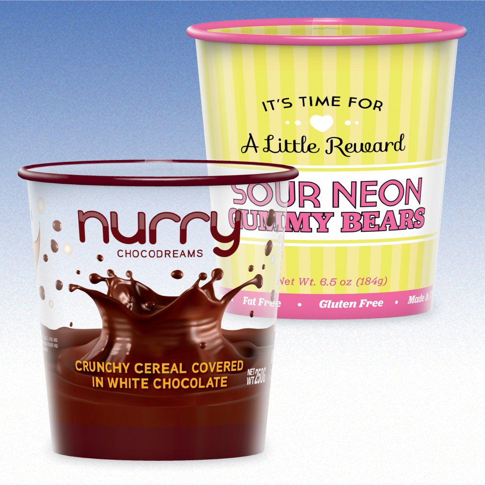 16 oz Pint-Reusable Clear Plastic Containers Logo Branded 16 oz Pint-Reusable Clear Plastic Containers Logo Branded