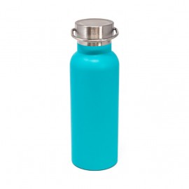 17 oz. Matte Sea Foam Green Stainless Steel Caribe Bottle Custom Printed