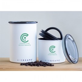 Airscape Classic Coffee And Food Storage Canister Custom Printed
