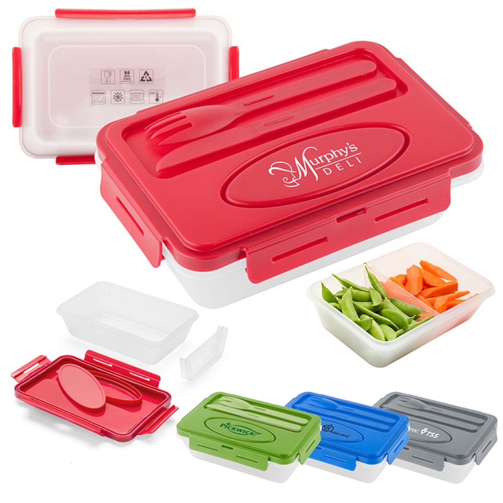 Custom Imprinted Pack-N-Go Lunch Box Custom Imprinted Pack-N-Go Lunch Box