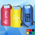 Custom Printed Floating 10 L Waterproof Dry Bag with Shoulder Strap