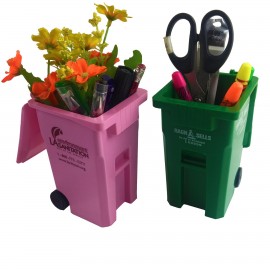 Pen Container Shape Dustbin Logo Branded
