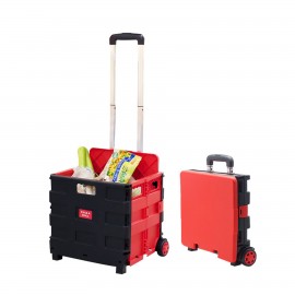 PP Foldable Shopping Cart With Handle Custom Imprinted