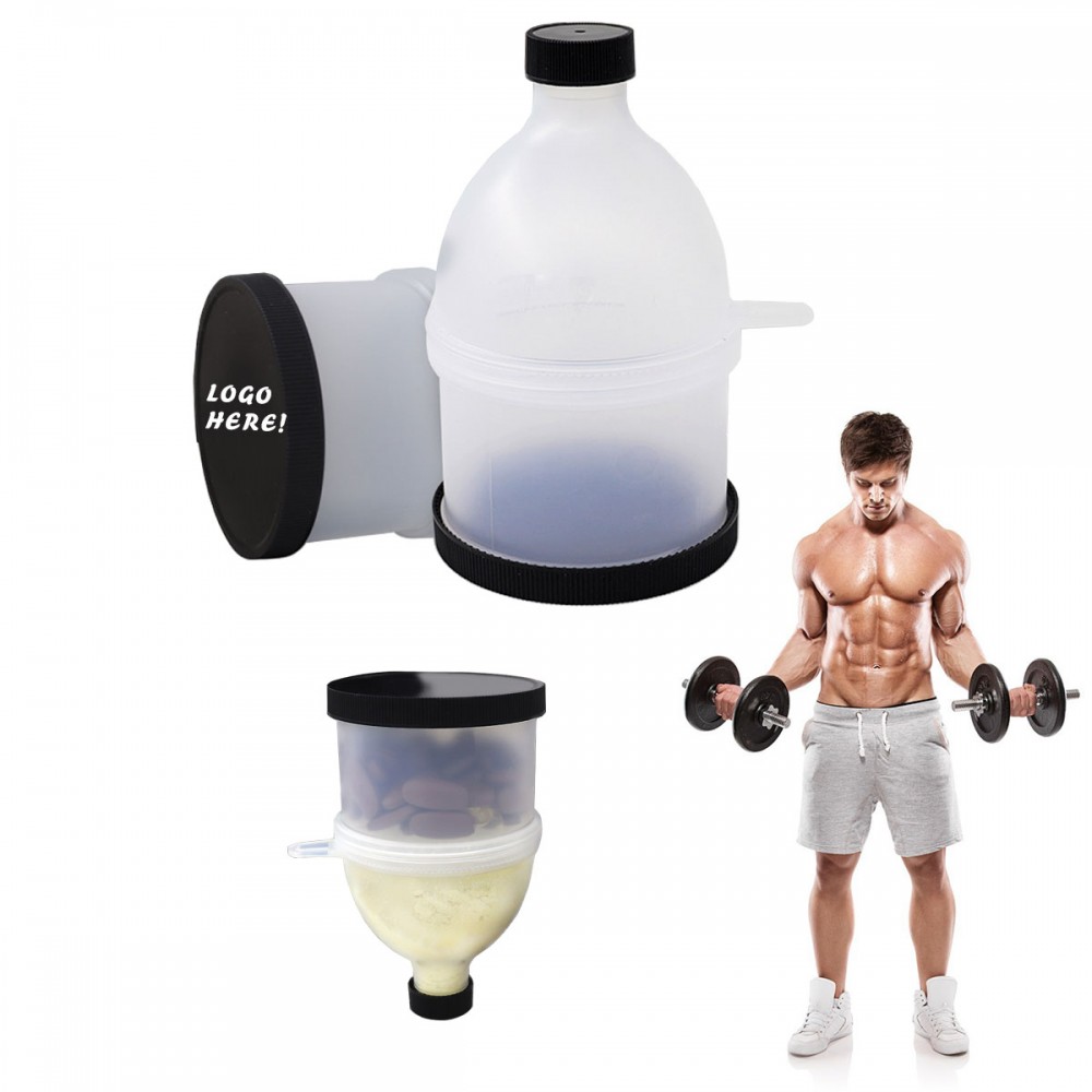 Logo Branded Protein Funnel Container