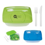 Wave Lunch Container Logo Branded