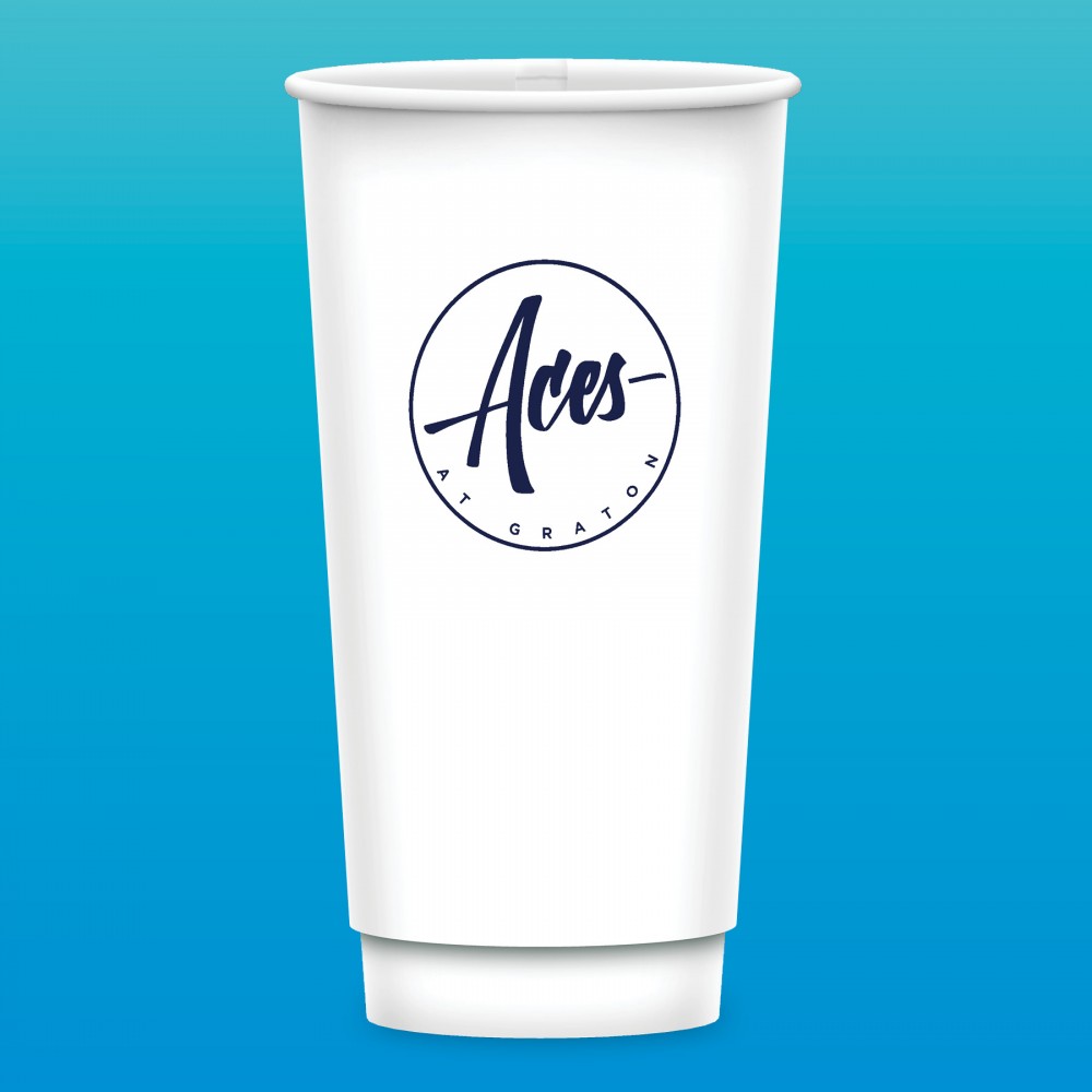 Custom Imprinted 21 oz-Vx2 Gloss Double Wall Insulated Paper Cups Custom Imprinted 21 oz-Vx2 Gloss Double Wall Insulated Paper Cups