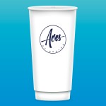 Custom Imprinted 21 oz-Vx2 Gloss Double Wall Insulated Paper Cups