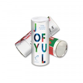 Cylinder with Spicy Pub Mix & Coconut Praline Pecans Logo Branded  Cylinder with Spicy Pub Mix & Coconut Praline Pecans Logo Branded