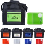Custom Imprinted Colorful On The Go Lunch Kit