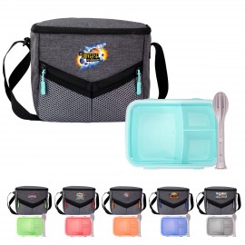 Logo Branded To Go Victory Lunch Cooler Set