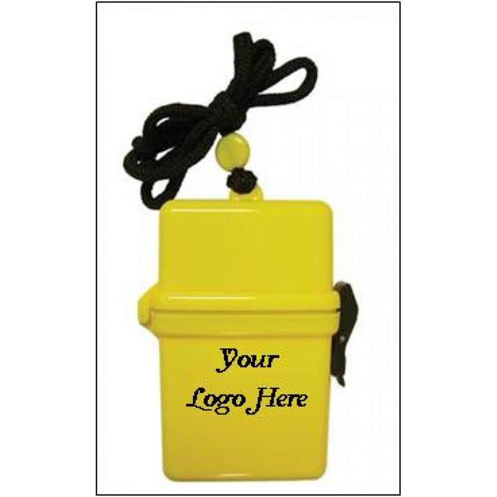 Custom Printed Waterproof Container - Solid Yellow