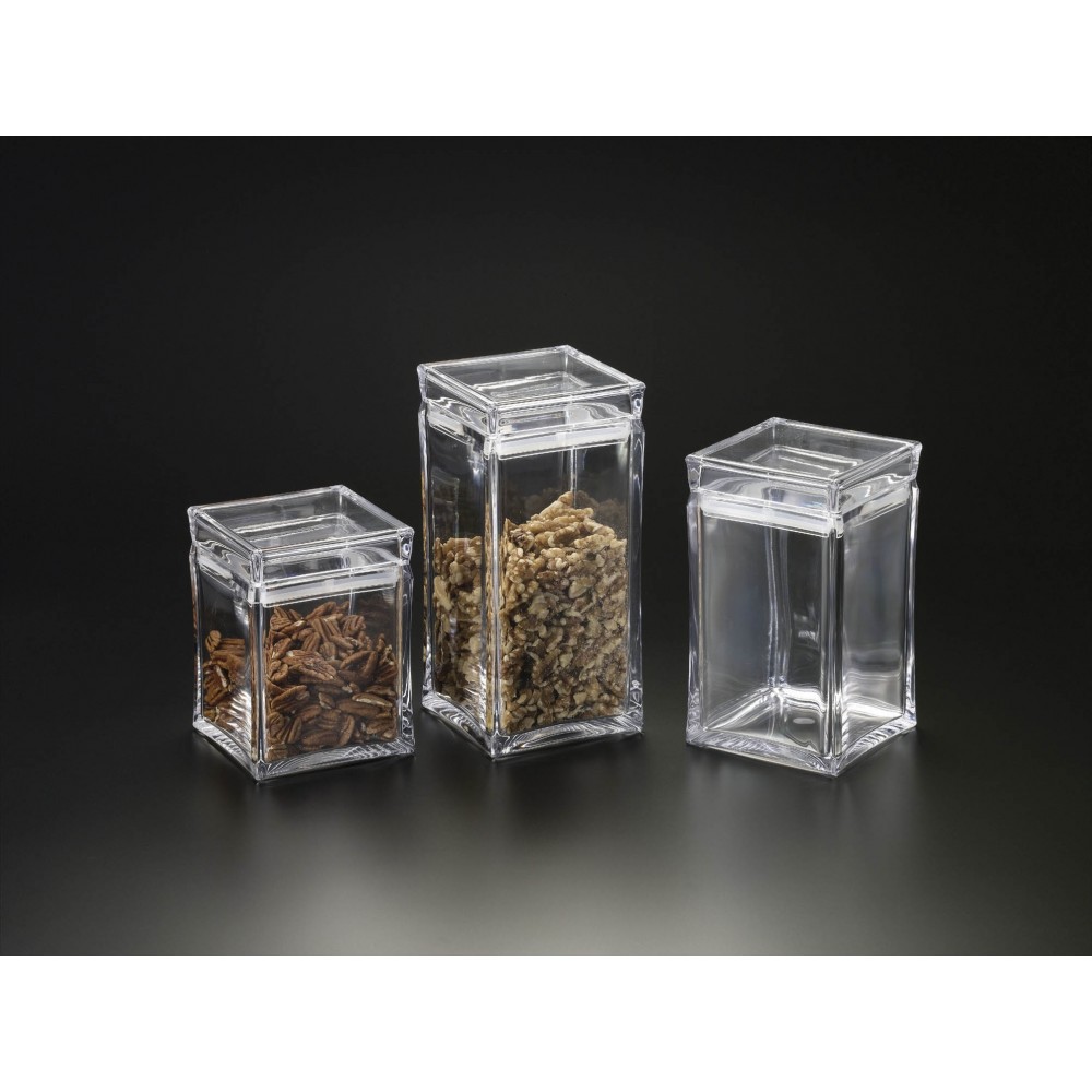 Sm. Square Canister (43 Oz.) Custom Printed Sm. Square Canister (43 Oz.) Custom Printed