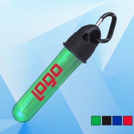 Straw Container with Carabiner Logo Branded