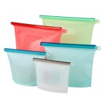 32 Oz. Silicone Food Container with Slider Custom Printed