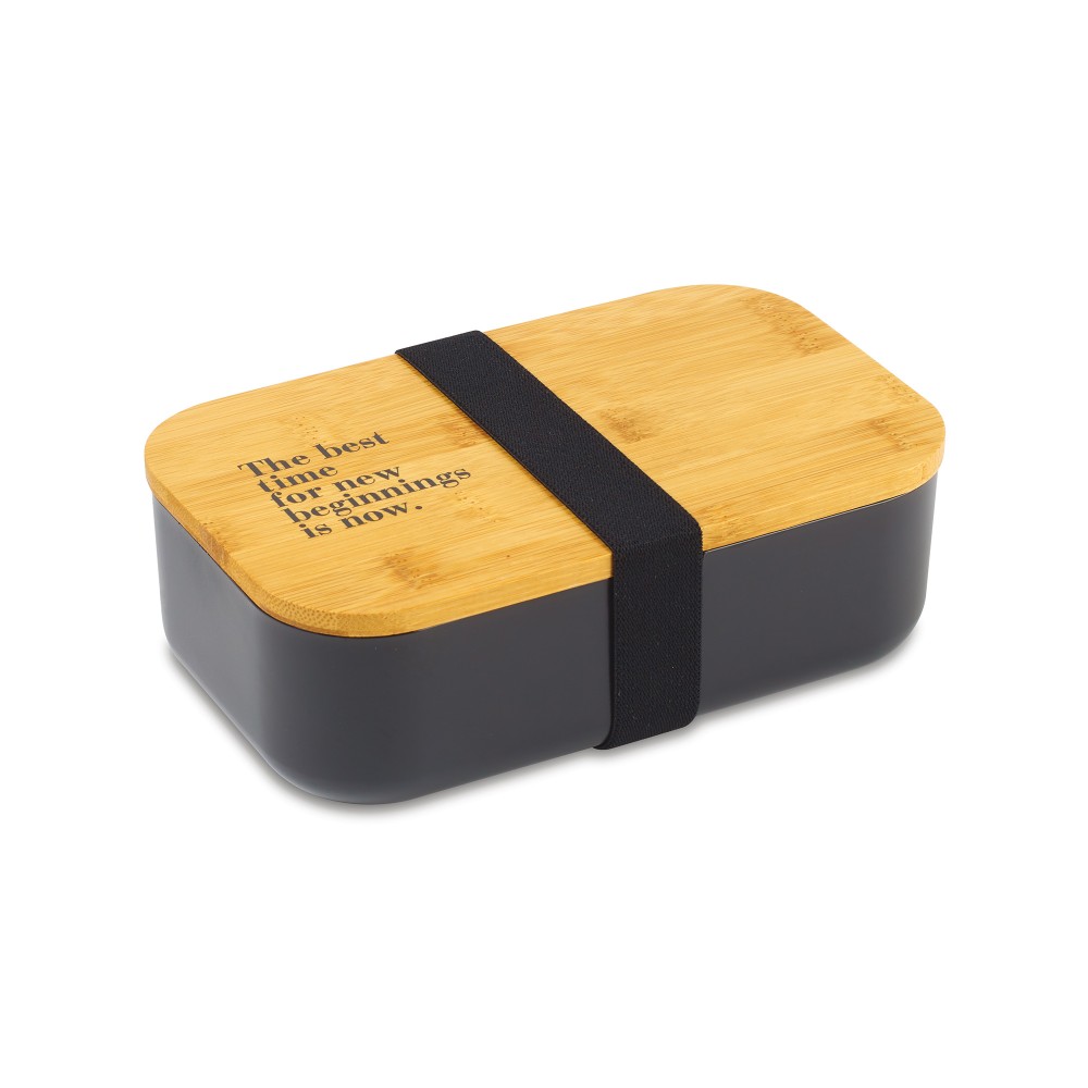 Custom Printed Satsuma Bento Lunch Box - Black