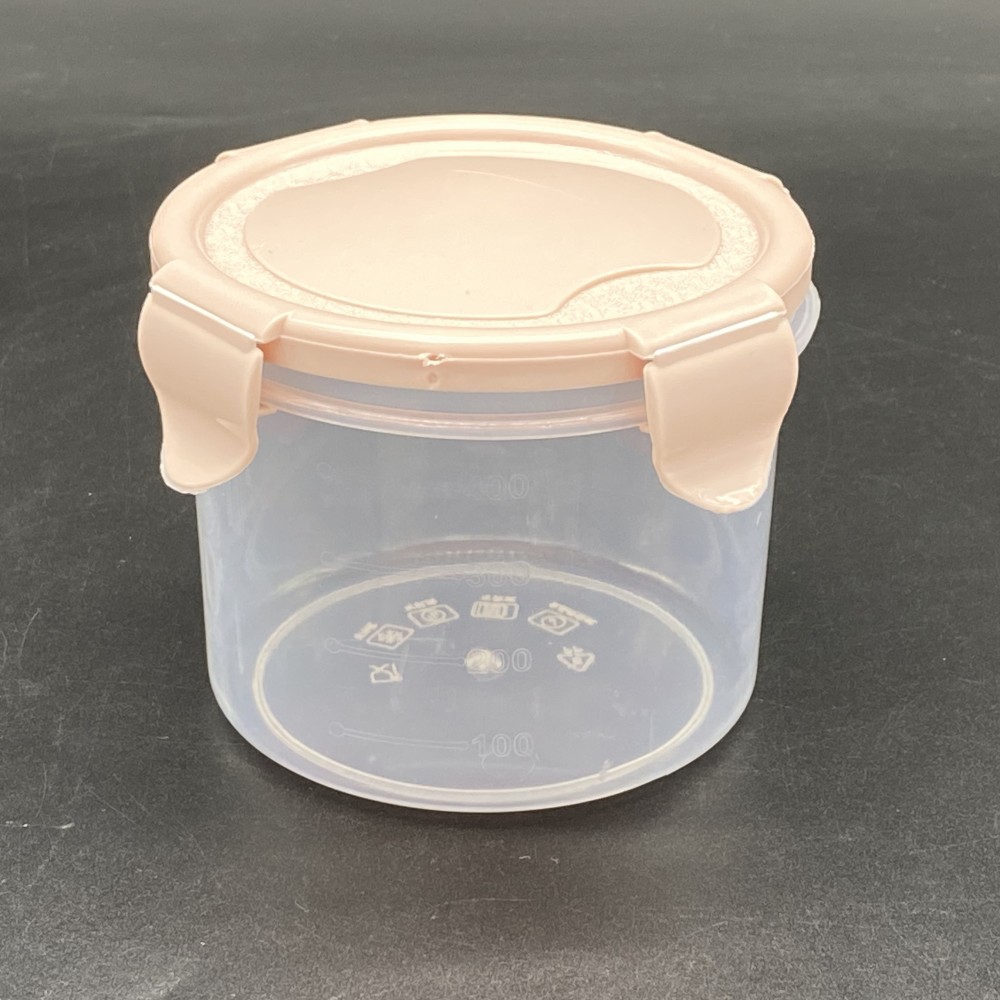 Plastic Snack Container with Snap Lid Custom Imprinted