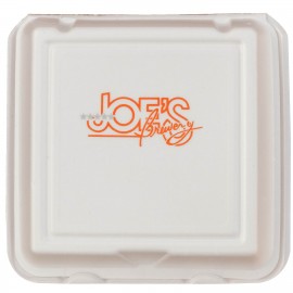 9"x9" Foam Takeout Container Logo Branded  9"x9" Foam Takeout Container Logo Branded