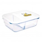 Custom Imprinted The Chelsea Glass Meal Prep Container 35oz. Heat Resistant Glass (Direct Import - 10-20 Weeks)