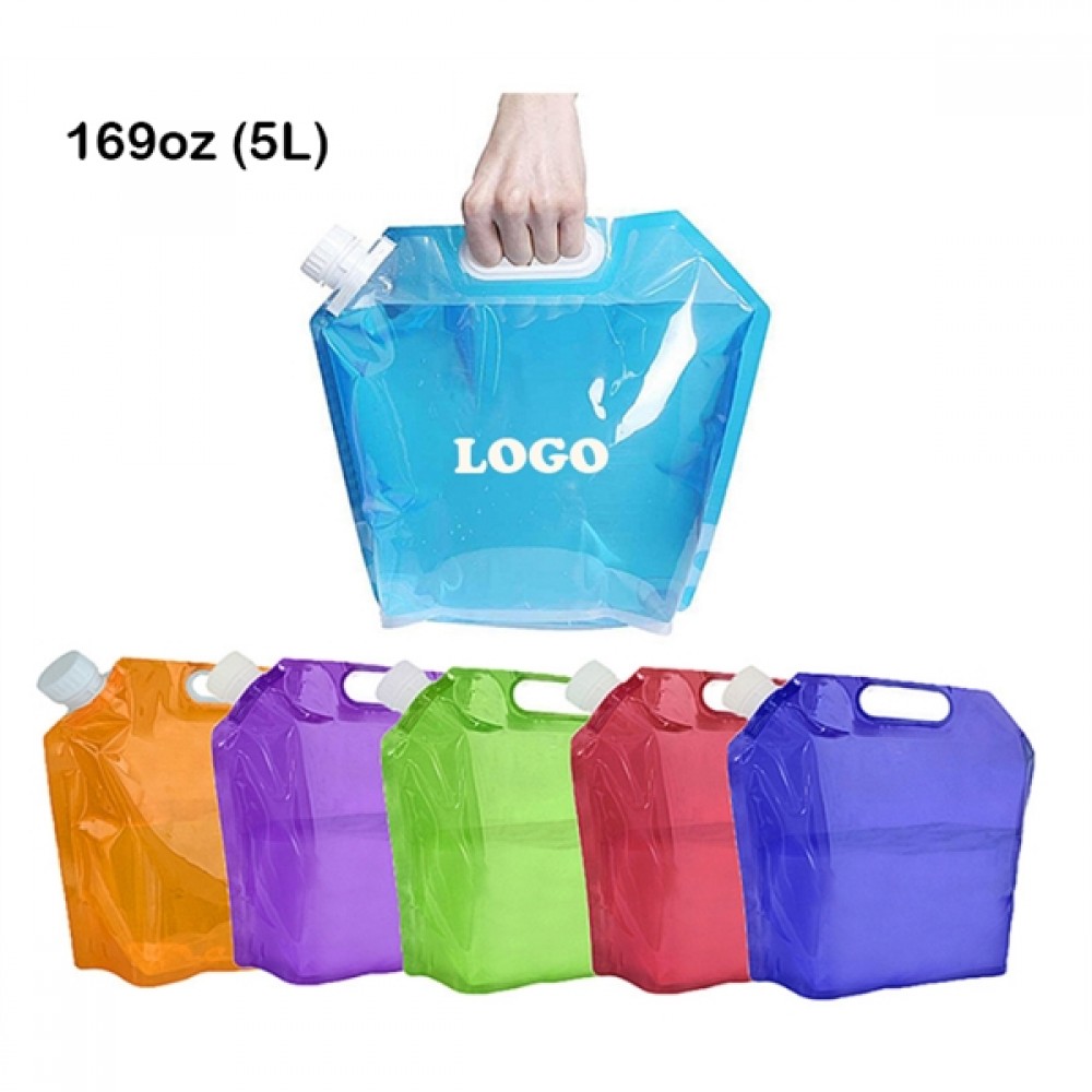 169oz 5L Collapsible Water Container Logo Branded